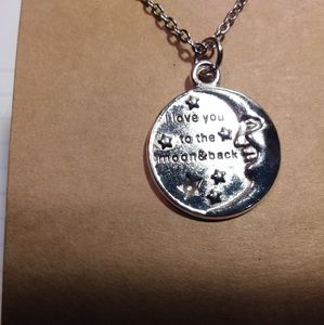 Love you to the Moon Necklace